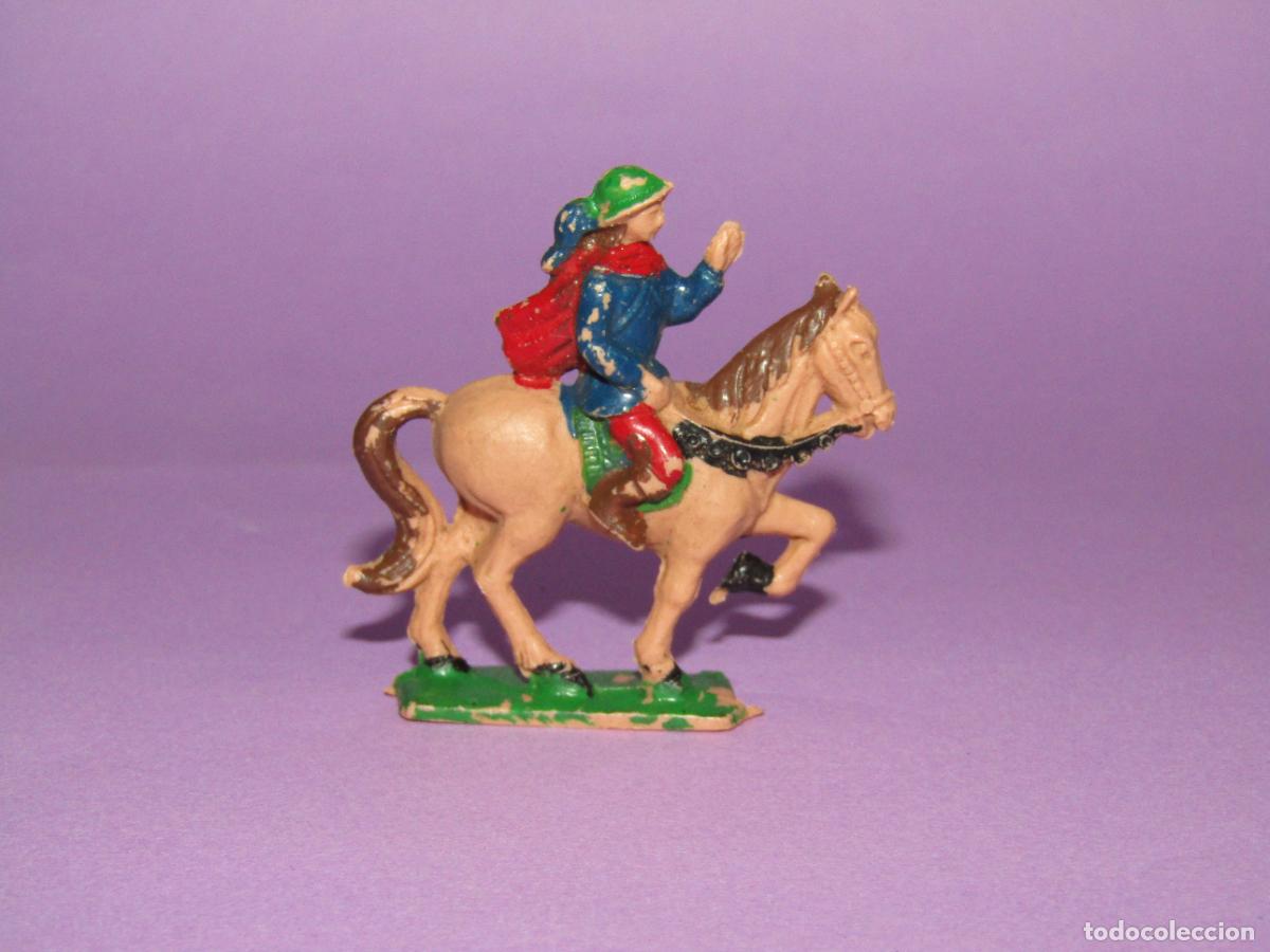 Juguetes antiguos Exin: Antigua Figura de PR&Iacute;NCIPE A CABALLO Original de EXIN CASTILLOS de EXIN - A&ntilde;o 1968-71