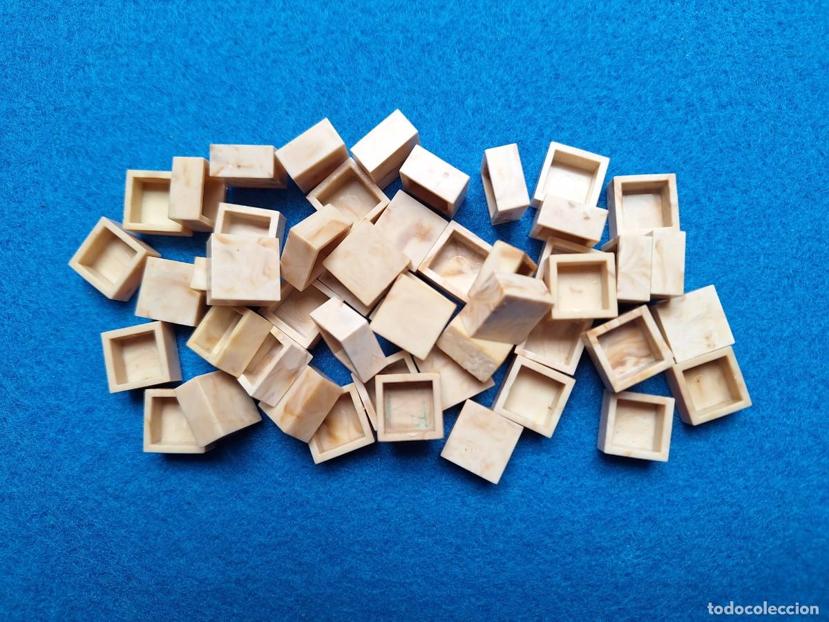 Juguetes antiguos Exin: Lote Oferta 50 losetas 1x1. Exin Castillos.