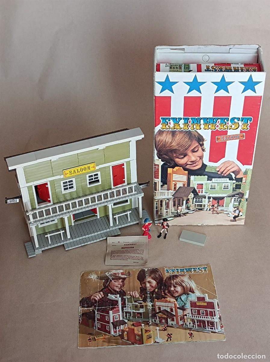 Juguetes antiguos Exin: SALOON EXIN WEST SIN HOJA DE INSTRUCCIONES DE MONTAJE