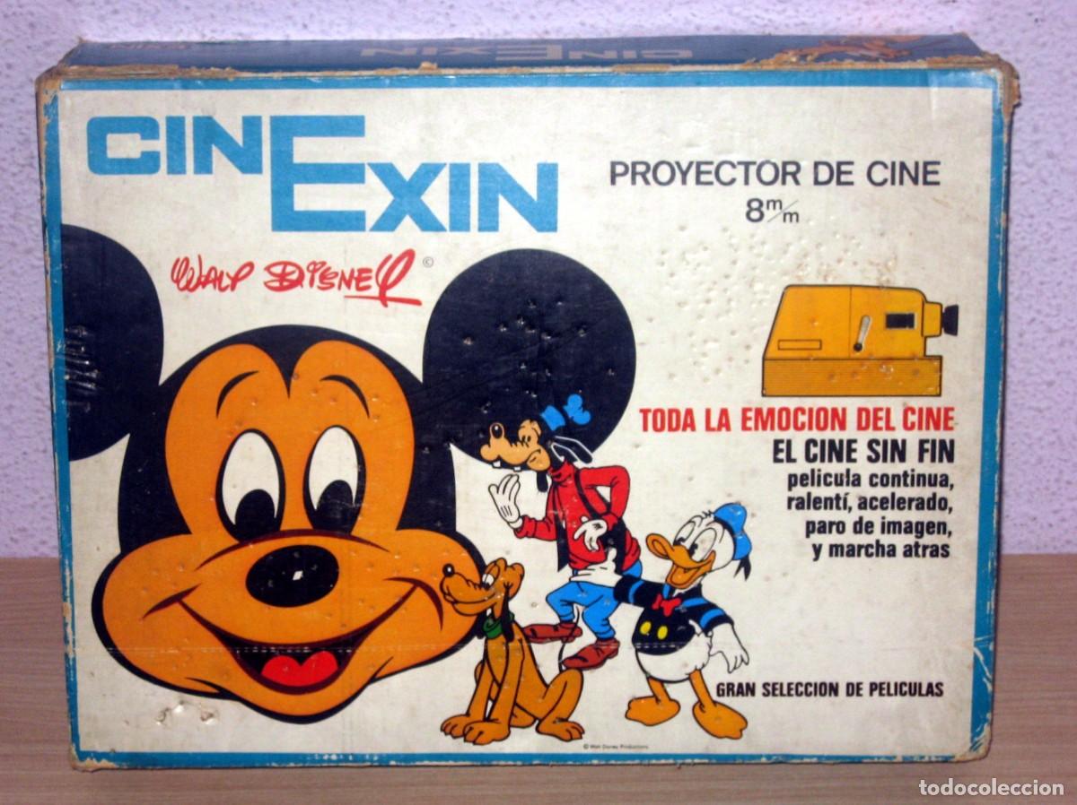 Juguetes antiguos Exin: CINEXIN 8 m/m REF 300 CON CAJA Y 6 PEL&Iacute;CULAS SIN ROTOS FUNCIONANDO
