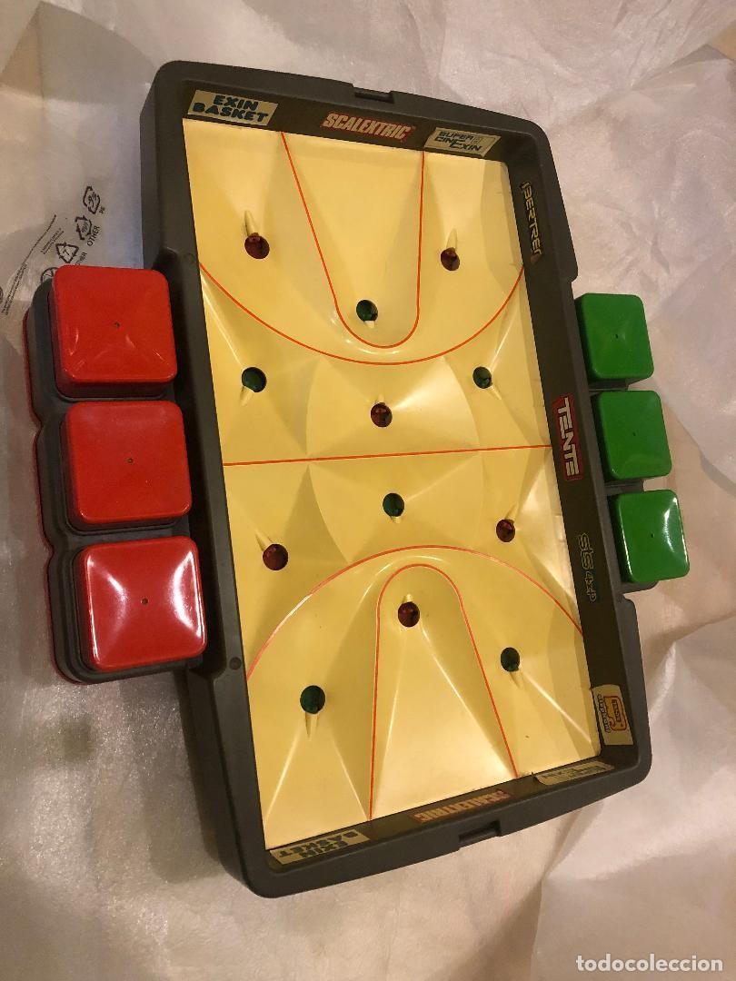 Juguetes antiguos Exin: Base tablero Exin Basket, a&ntilde;os 80.