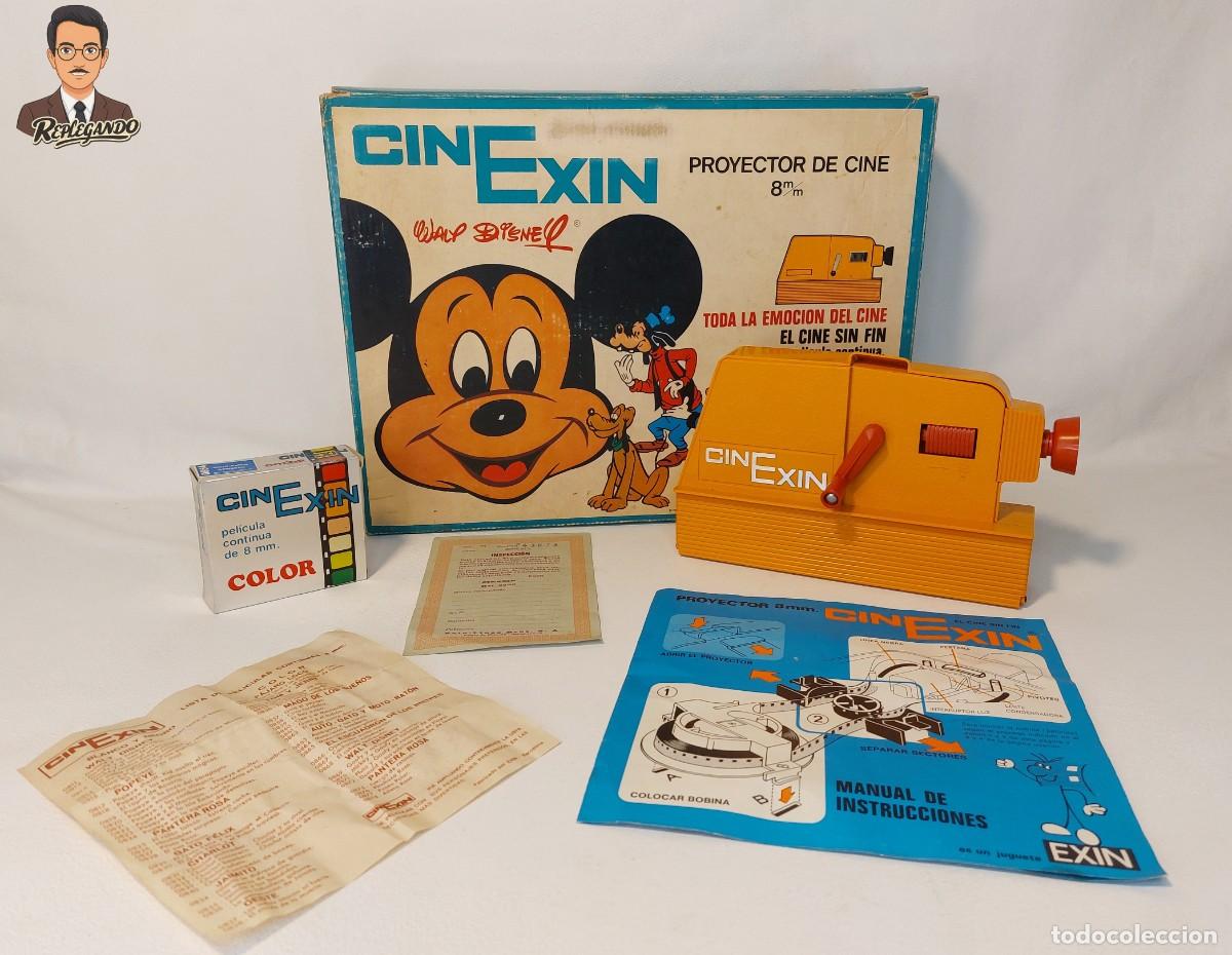 Juguetes antiguos Exin: CINEXIN 8 + CAJA + DOCUMENACI&Oacute;N (FANT&Aacute;STICO ESTADO) + MOTO-RAT&Oacute;N BOMBERO REF: 0864 CINE EXIN A&Ntilde;OS 70