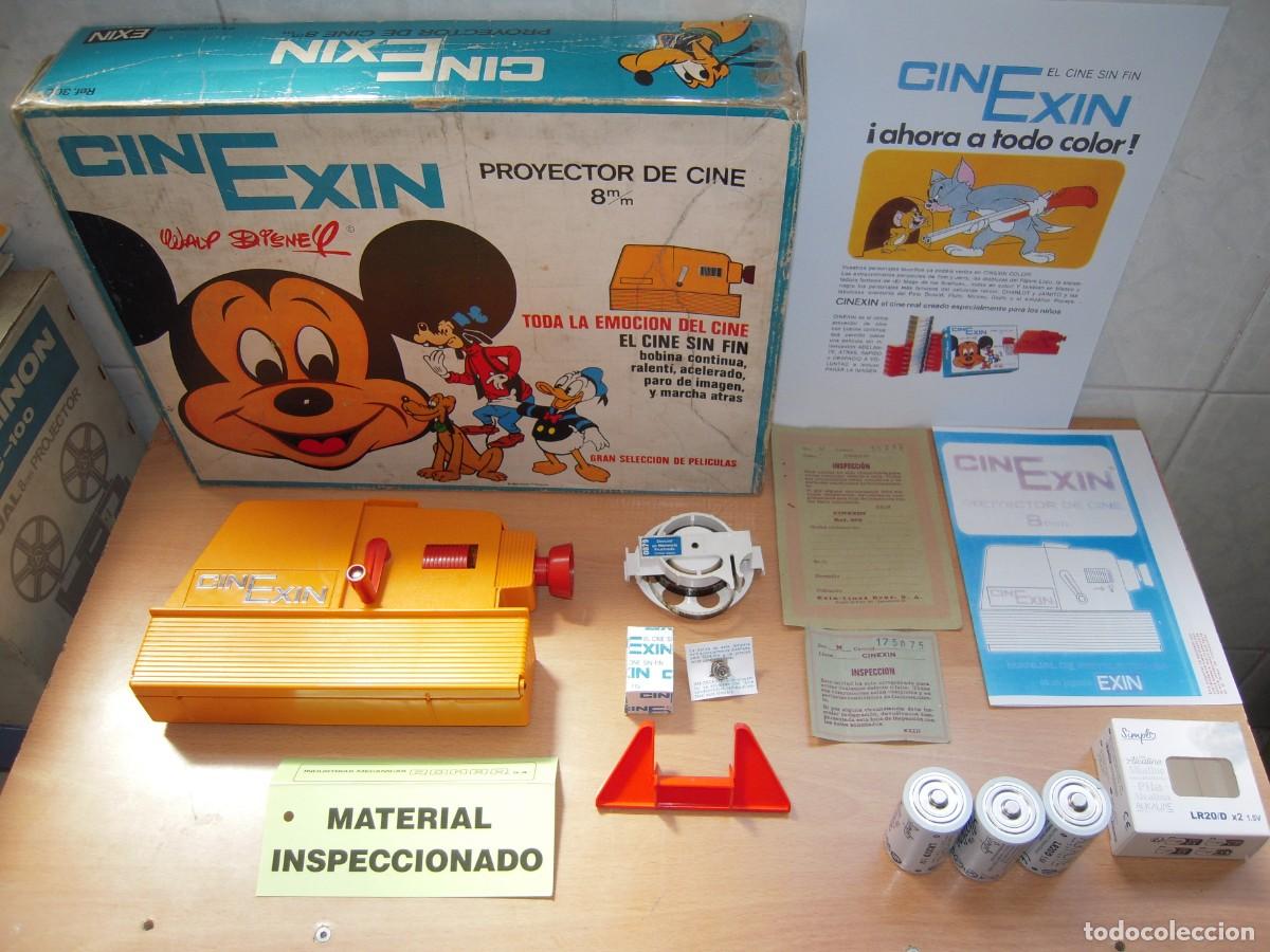Juguetes antiguos Exin: Cinexin,El Cine sin fin.Proyector de 8mm.Retro & Vintage.Funcionando