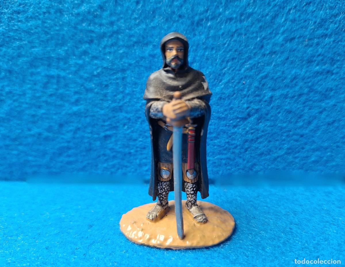 Juguetes antiguos Exin: Figura medieval Altaya adaptada y repintada para Exin Castillos.