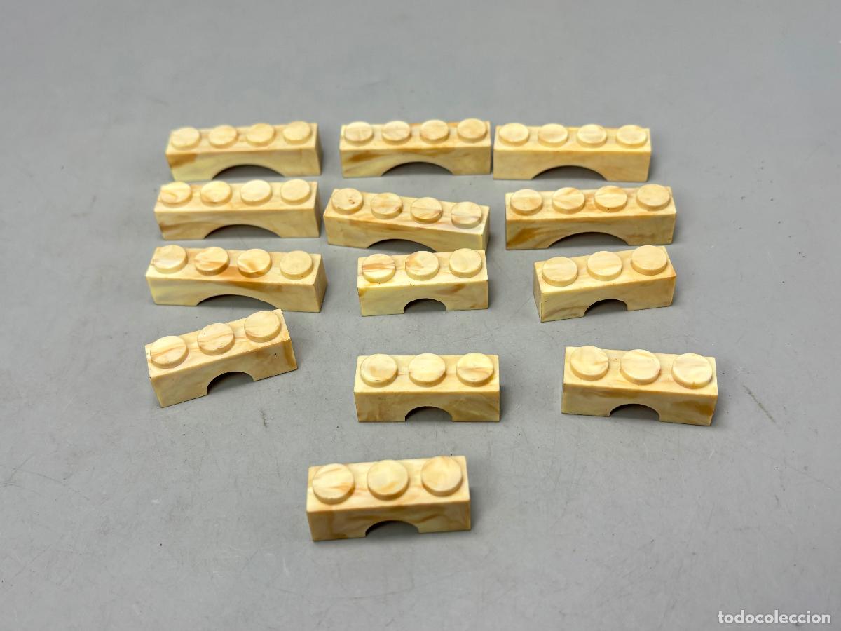 Exin Old Toys: exin castillo lote pieza de 4 y 4 largo tipo arco castillo