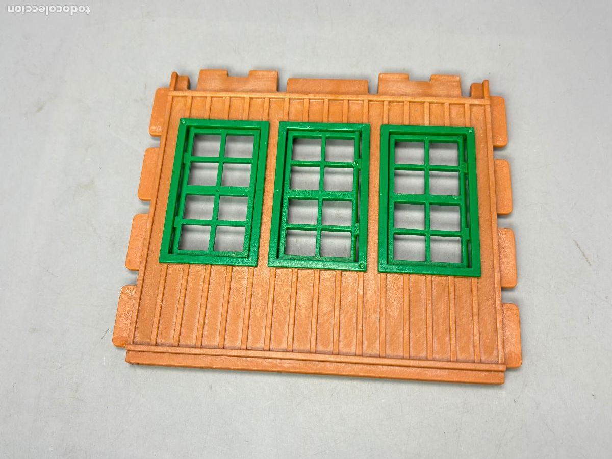 Juguetes antiguos Exin: PLAYMOBIL 4305 pared con ventana triple estaci&oacute;n de tren