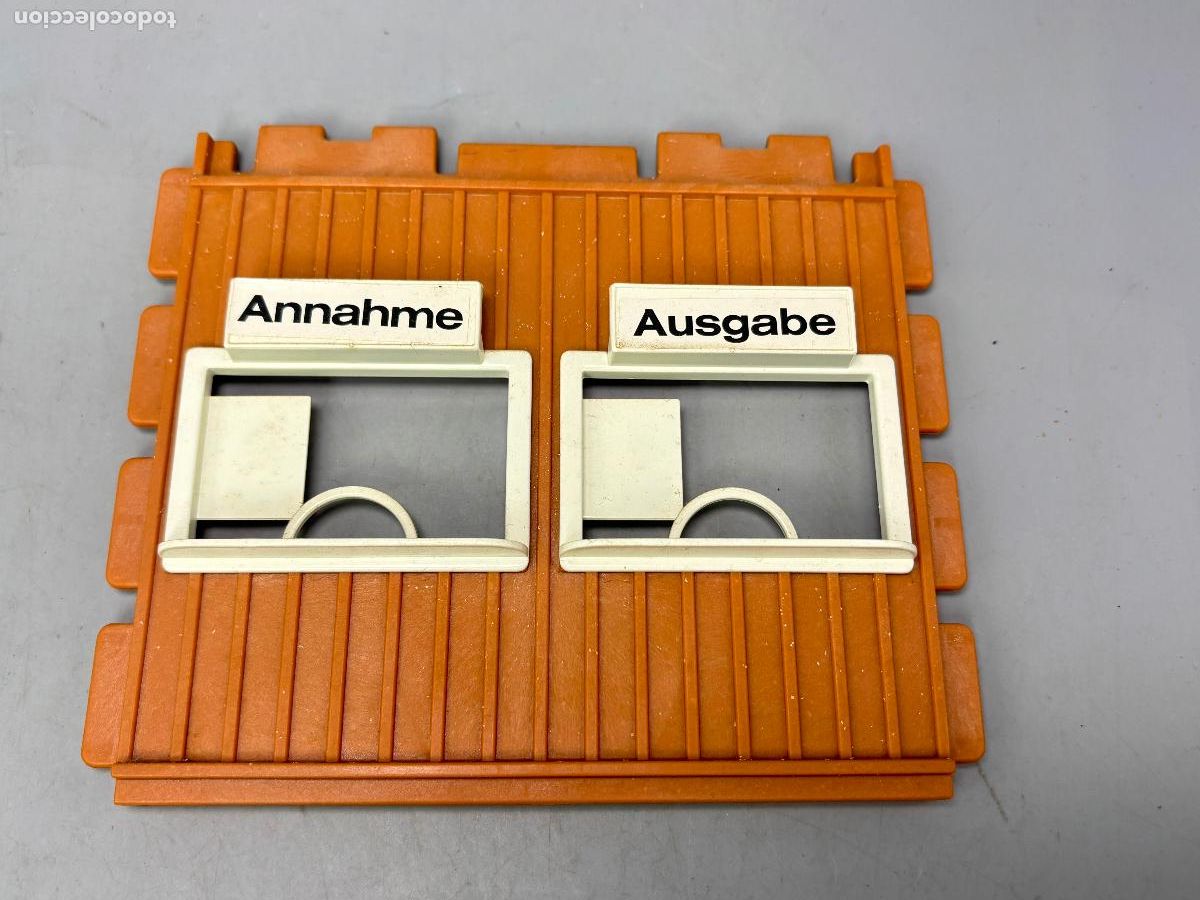 Juguetes antiguos Exin: PLAYMOBIL 4305 pared con ventana taquilla estaci&oacute;n de tren