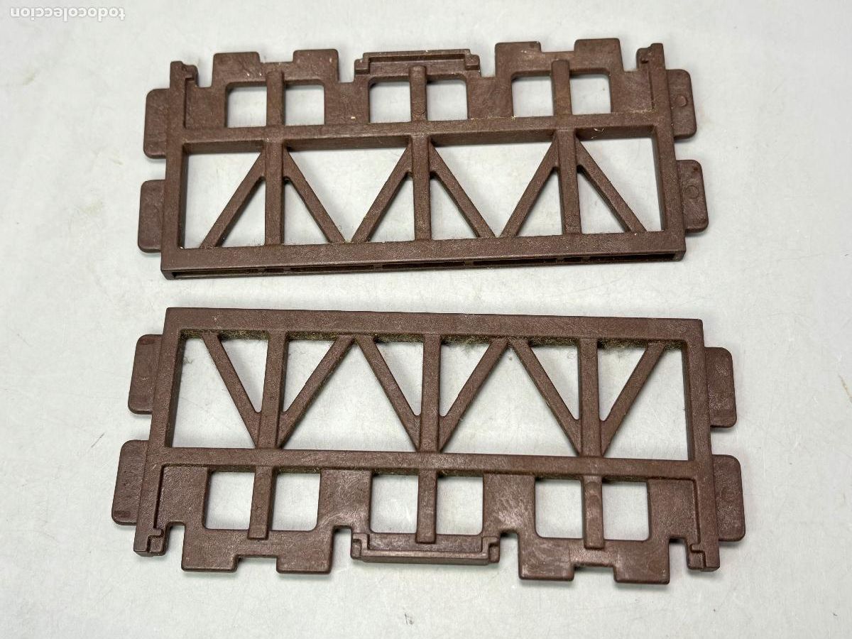Juguetes antiguos Exin: PLAYMOBIL 3433 4305 lote cimentaci&oacute;n grande estaci&oacute;n de tren