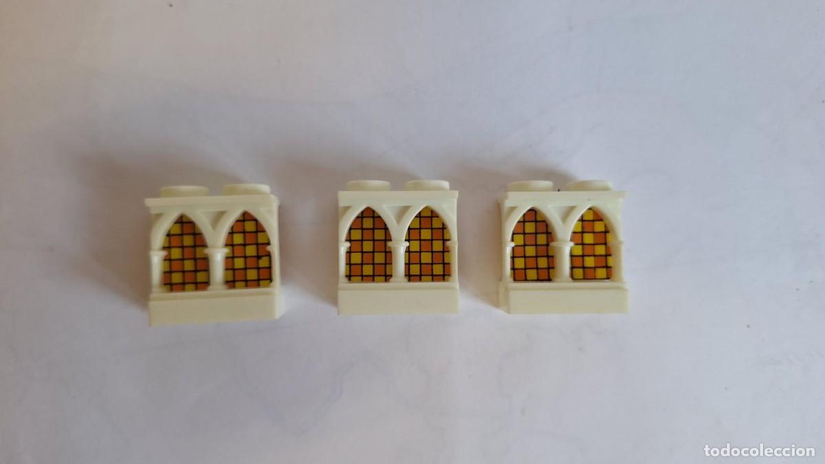 Juguetes antiguos Exin: Exin Castillos Golden. 3 ventanas vidriera.
