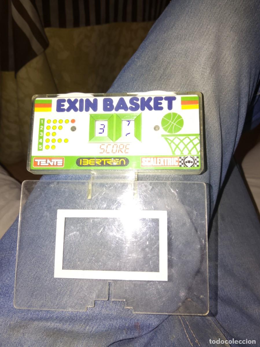 Juguetes antiguos Exin: Marcador Basket verde Exin