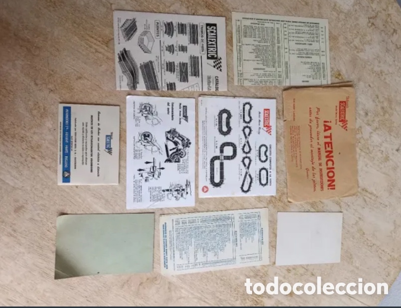 Juguetes antiguos Exin: SCALEXTRIC EXIN SOBRE CIRCUITO TC 600 CON DUMENTACION
