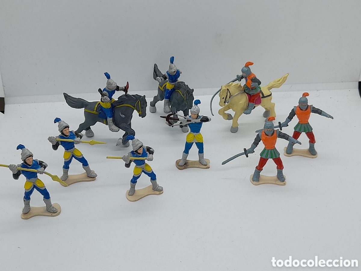 Juguetes antiguos Exin: LOTE DE ANTIGUOS SOLDADOS DE EXIN CASTILLOS.