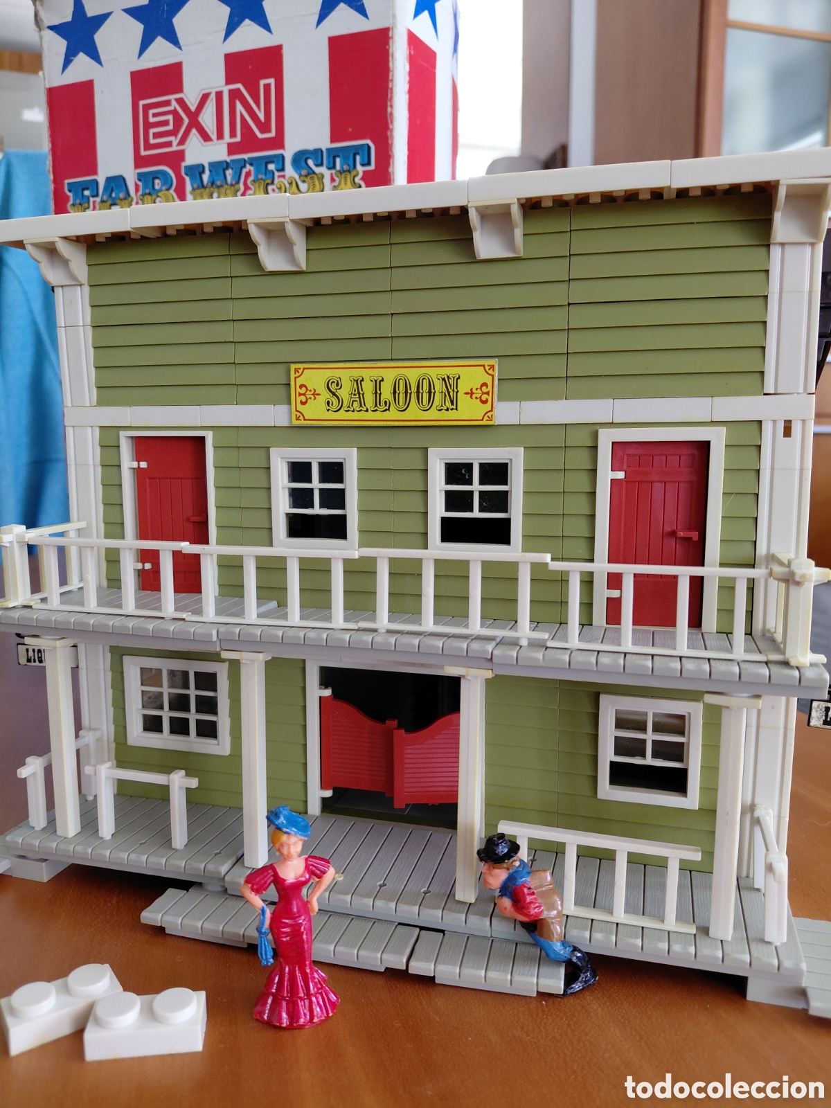 Juguetes antiguos Exin: Exin Far West - Saloon (Ref. 2040) Original A&ntilde;os 70