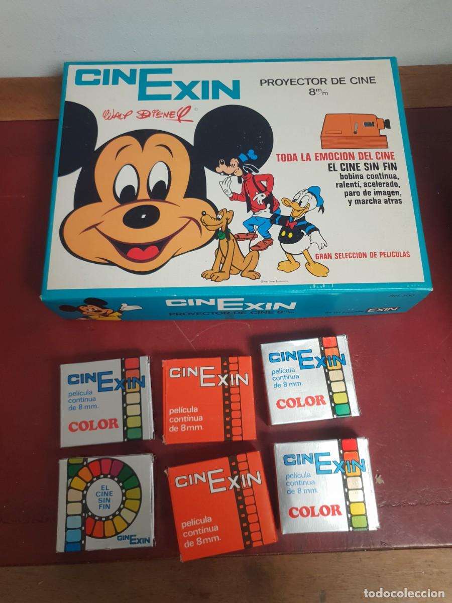 Juguetes antiguos Exin: CINEXIN PROYECTOR REF 300 MUY BUEN ESTADO CON 6 PEL&Iacute;CULAS