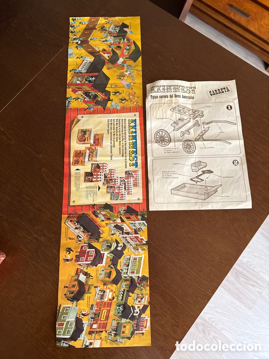 Jouets anciens Exin: Cat&aacute;logo Folleto Instrucciones Original EXIN WEST - Serie Oeste Americano
