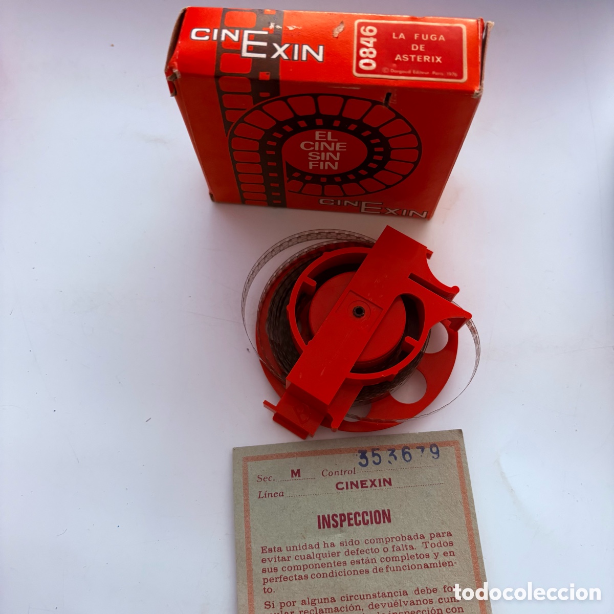 Juguetes antiguos Exin: pelicula cinexin ref. 0846 la fuga de asterix