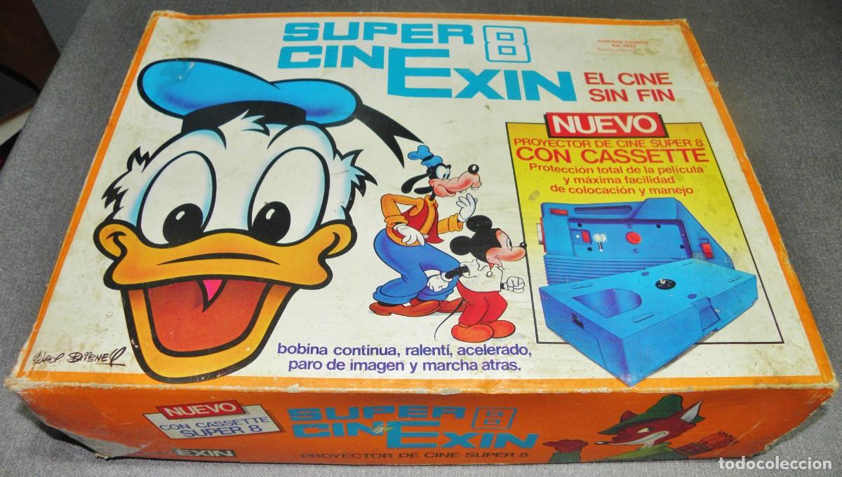 Juguetes antiguos Exin: ANTIGUO PROYECTOR CINEXINCINE EXIN SUPER 8 BUEN ESTADO, EN CAJA.