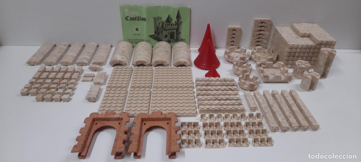 Exin Old Toys: IMPORTANTE LOTE DE PIEZAS ANTIGUAS DE EXIN CASTILLOS N&ordm; 2 . MAS DE 600 PIEZAS ORIGINAL A&Ntilde;OS 60 / 70
