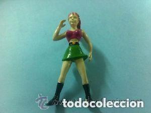 Juguetes antiguos Exin: Exin Castillos -- Figura de Mary Jane Watson la novia de Spiderman -muy peque&ntilde;o tama&ntilde;o de unos 5 cm