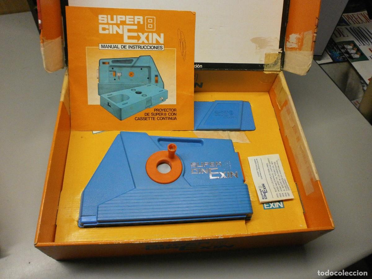 Juguetes antiguos Exin: cinexin azul en caja funcionando ver fotos