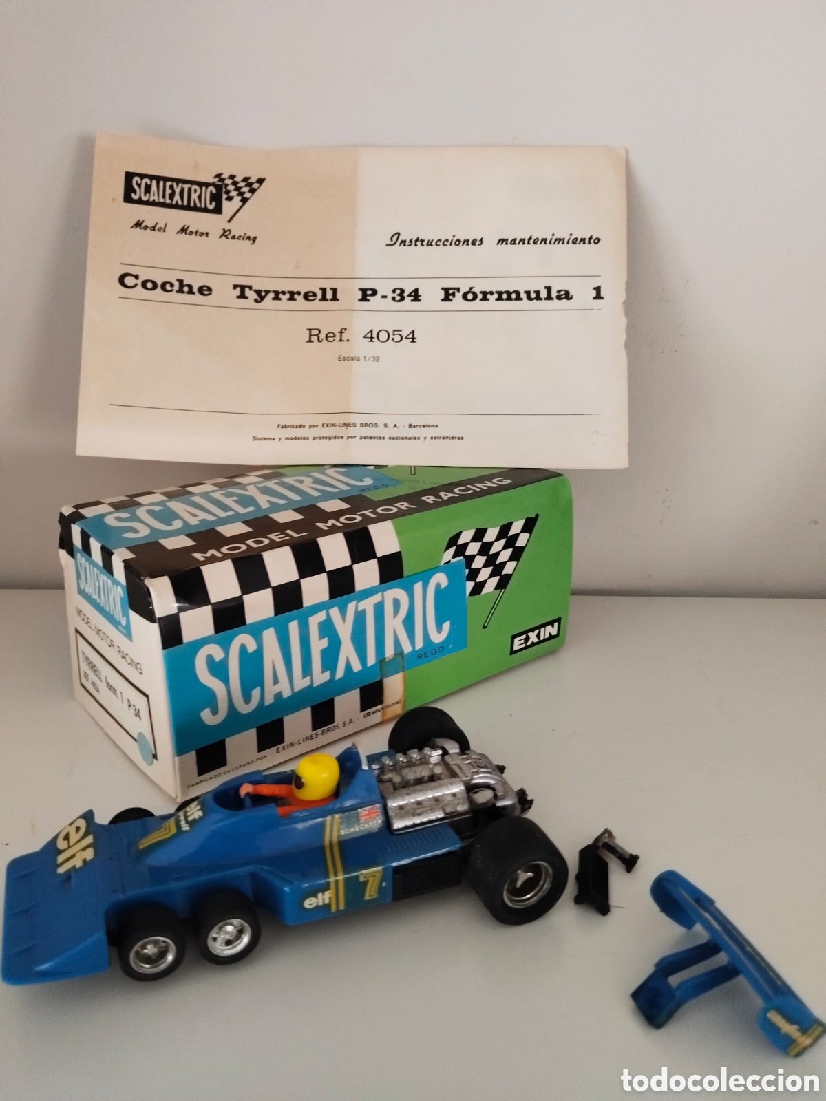 Juguetes antiguos Exin: SCALEXTRIC SLOT CAR EXIN TYRRELL P 34 PARA COMPLETAR CLM CAJA