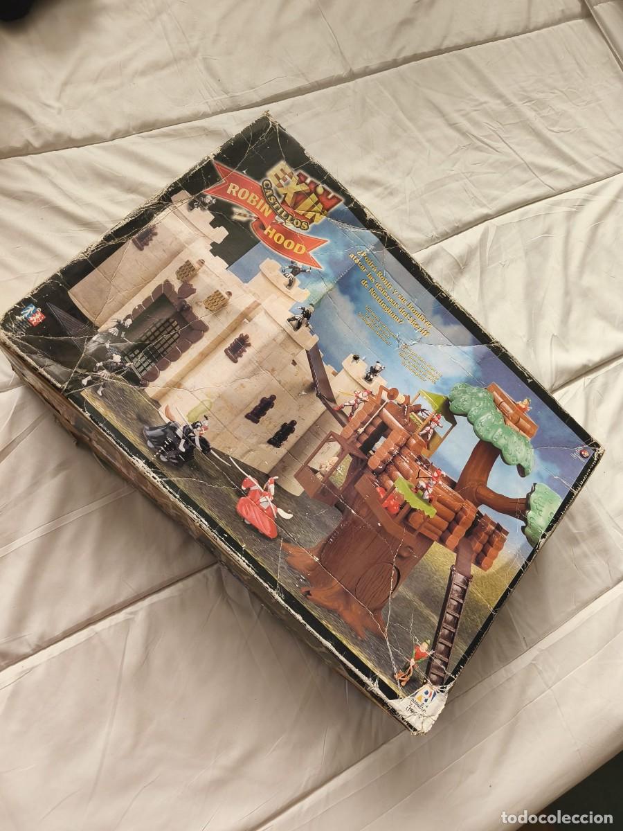 Juguetes antiguos Exin: Exin Castillos . Robin Hood. Popular de juguetes . 2001 . Gigante Caja original
