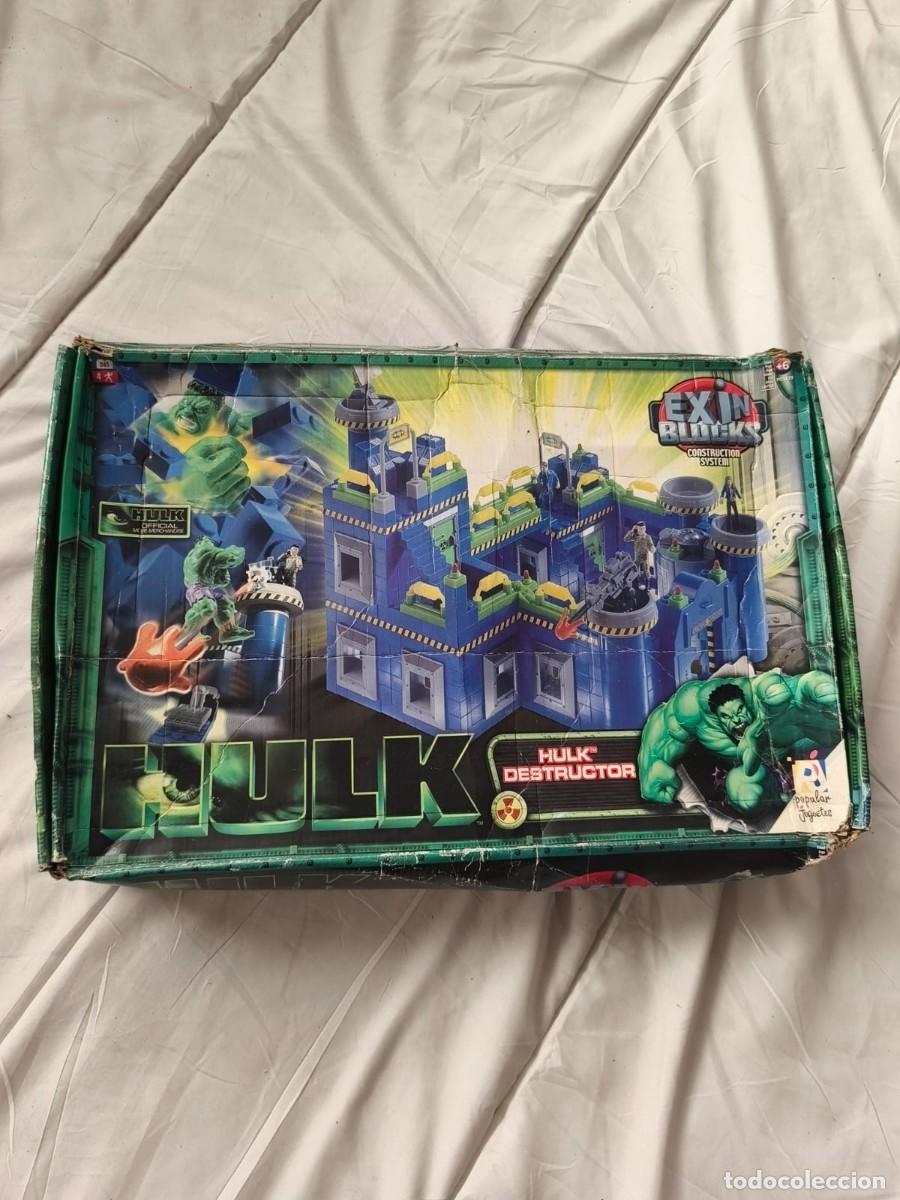 Juguetes antiguos Exin: Exin Blocks . Hulk Destructor . Marvel 2003 . Gran Caja original