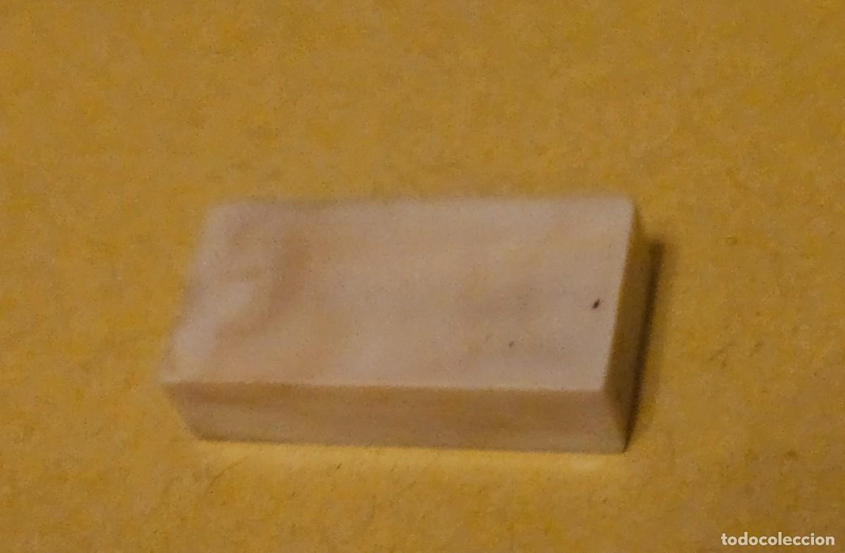 Juguetes antiguos Exin: Exin castillos - Pieza placa plana lisa fina 2x1 doble - original acabado