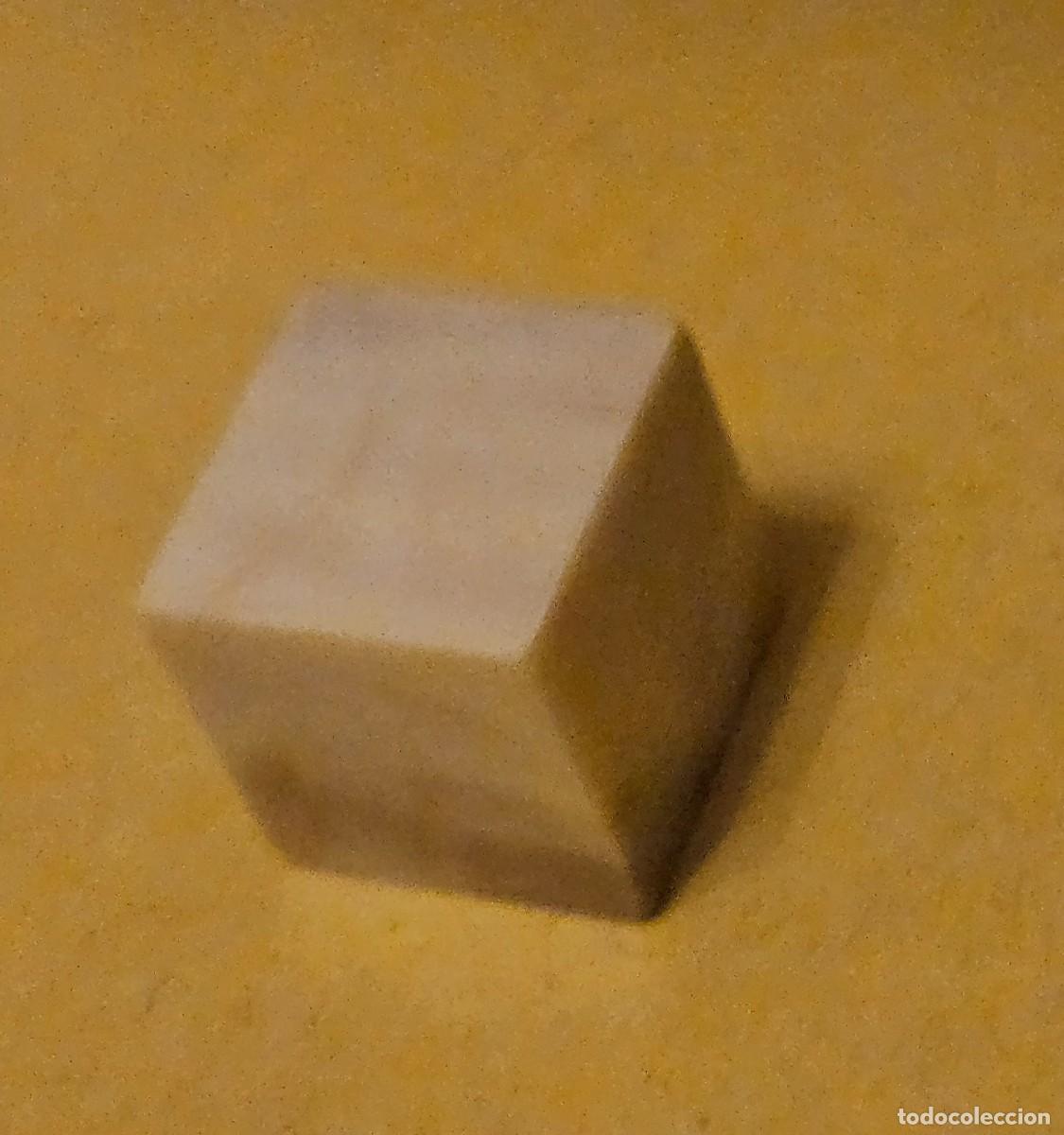 Juguetes antiguos Exin: Exin castillos - Pieza cubo plano liso 1x1 simple - original acabado remate bloque