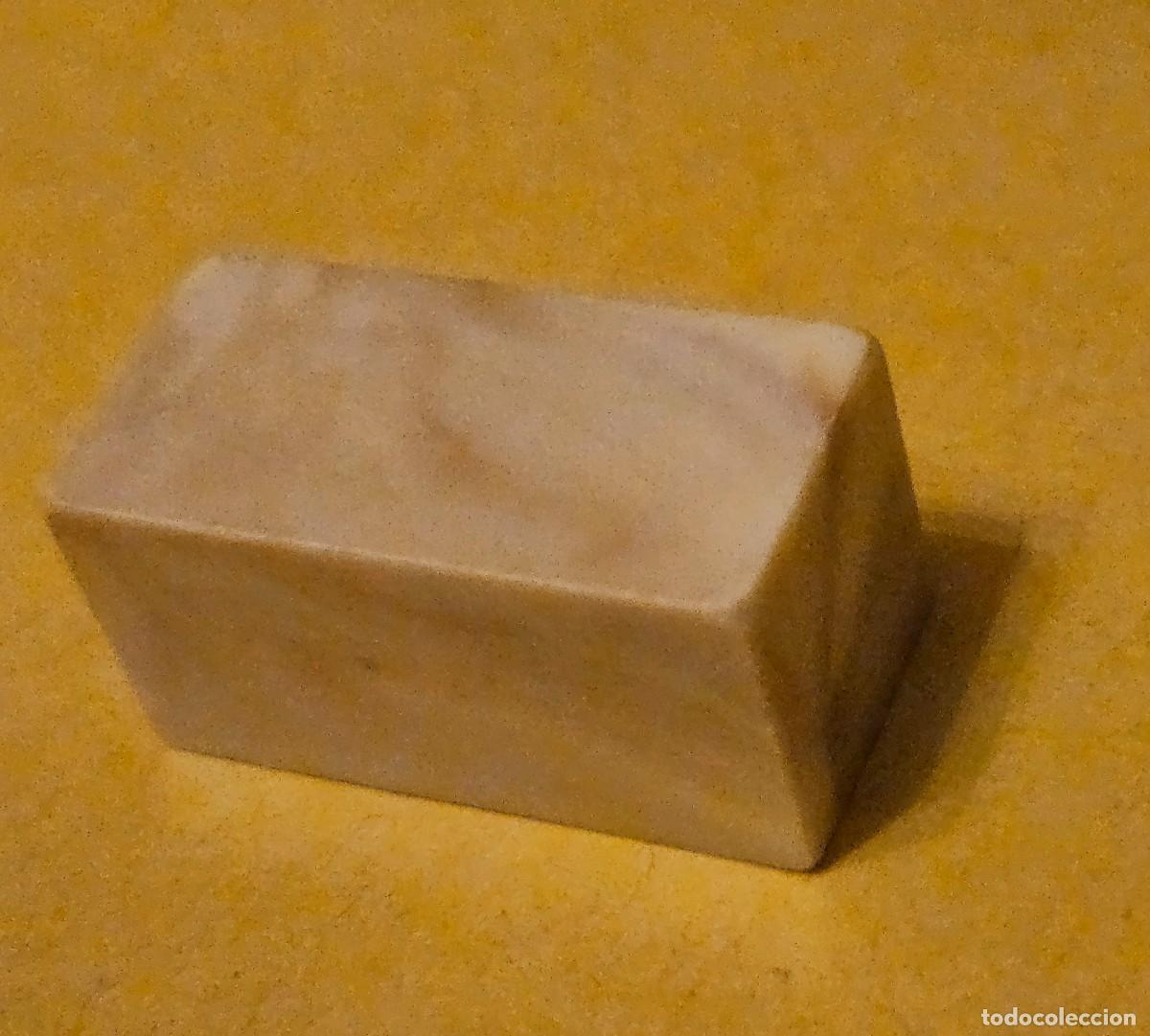 Juguetes antiguos Exin: Exin castillos - Pieza bloque plano liso 2x1 doble dos - original acabado remate cubo