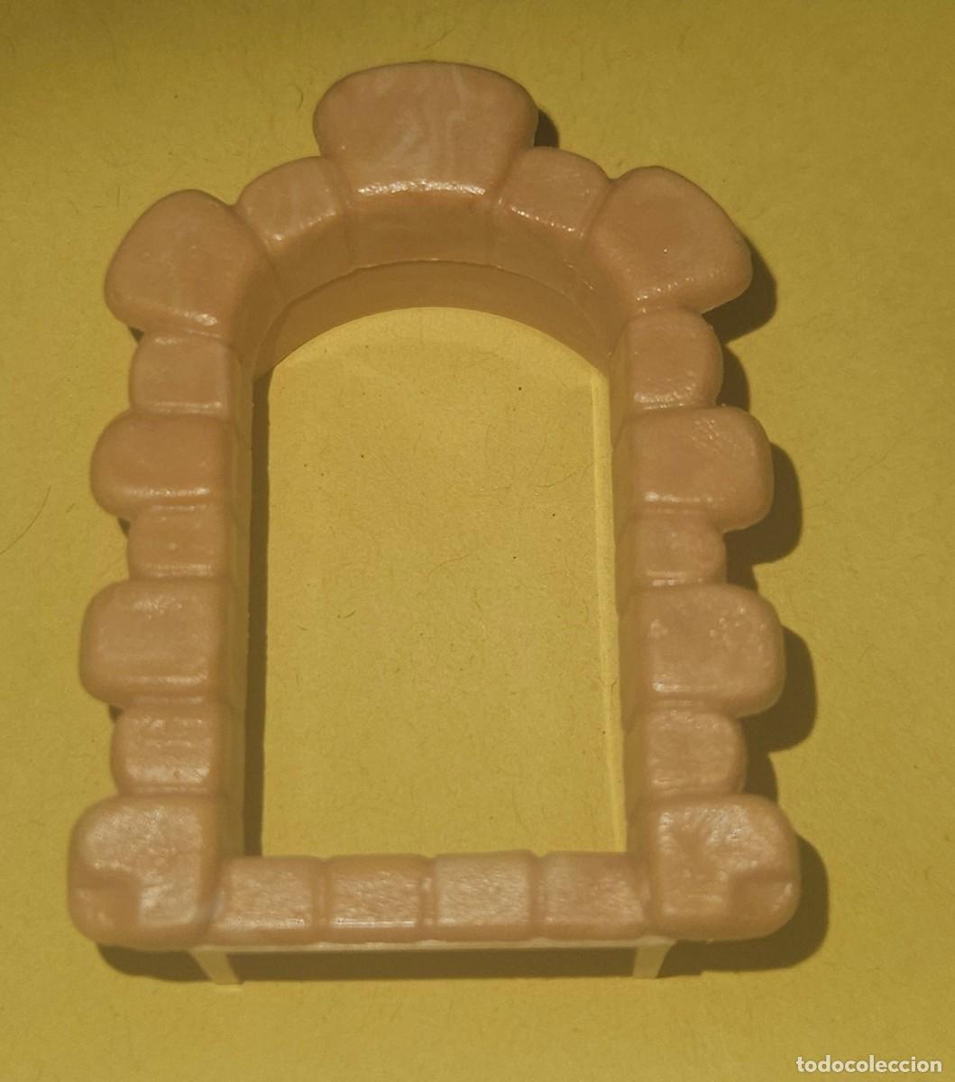 Juguetes antiguos Exin: Exin castillos - puerta peque&ntilde;a redondeada - original a&ntilde;os 80