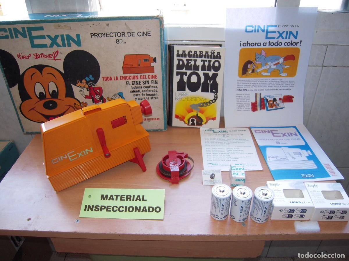 Juguetes antiguos Exin: Cinexin,El Cine sin fin. 1973 Proyector de 8mm.Retro & Vintage.Funcionando