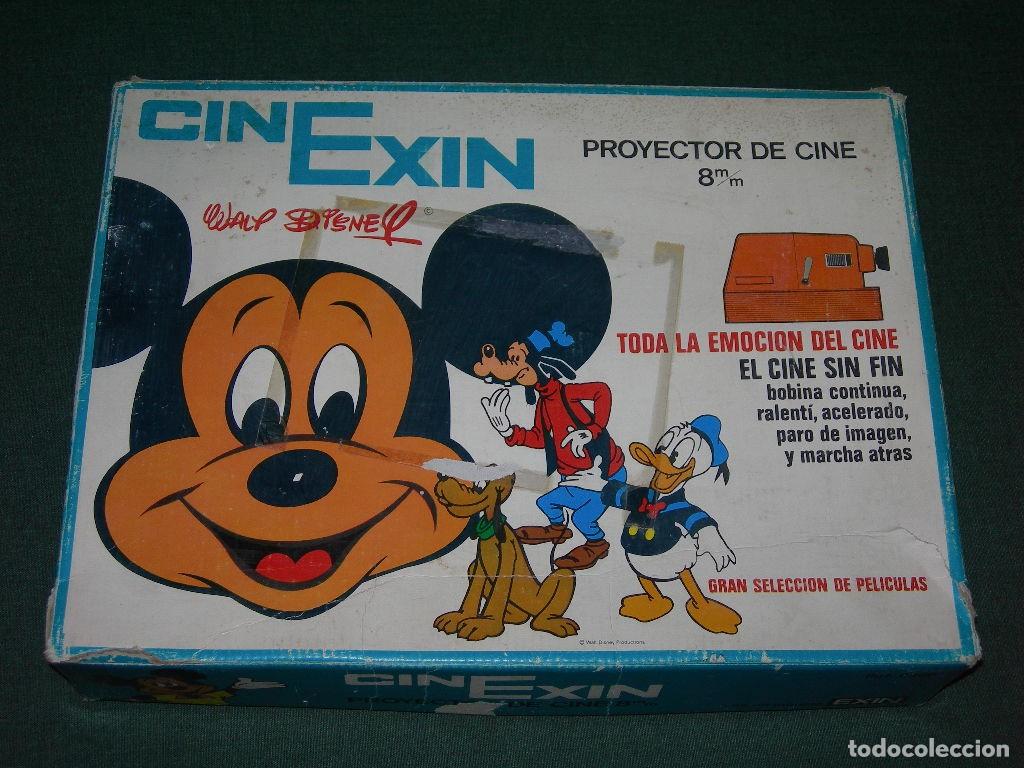 Juguetes antiguos Exin: PROYECTOR CINE EXIN CON SU CAJA ORIGINAL Y PEL&Iacute;CULA - A&Ntilde;OS 70 - CINEXIN -
