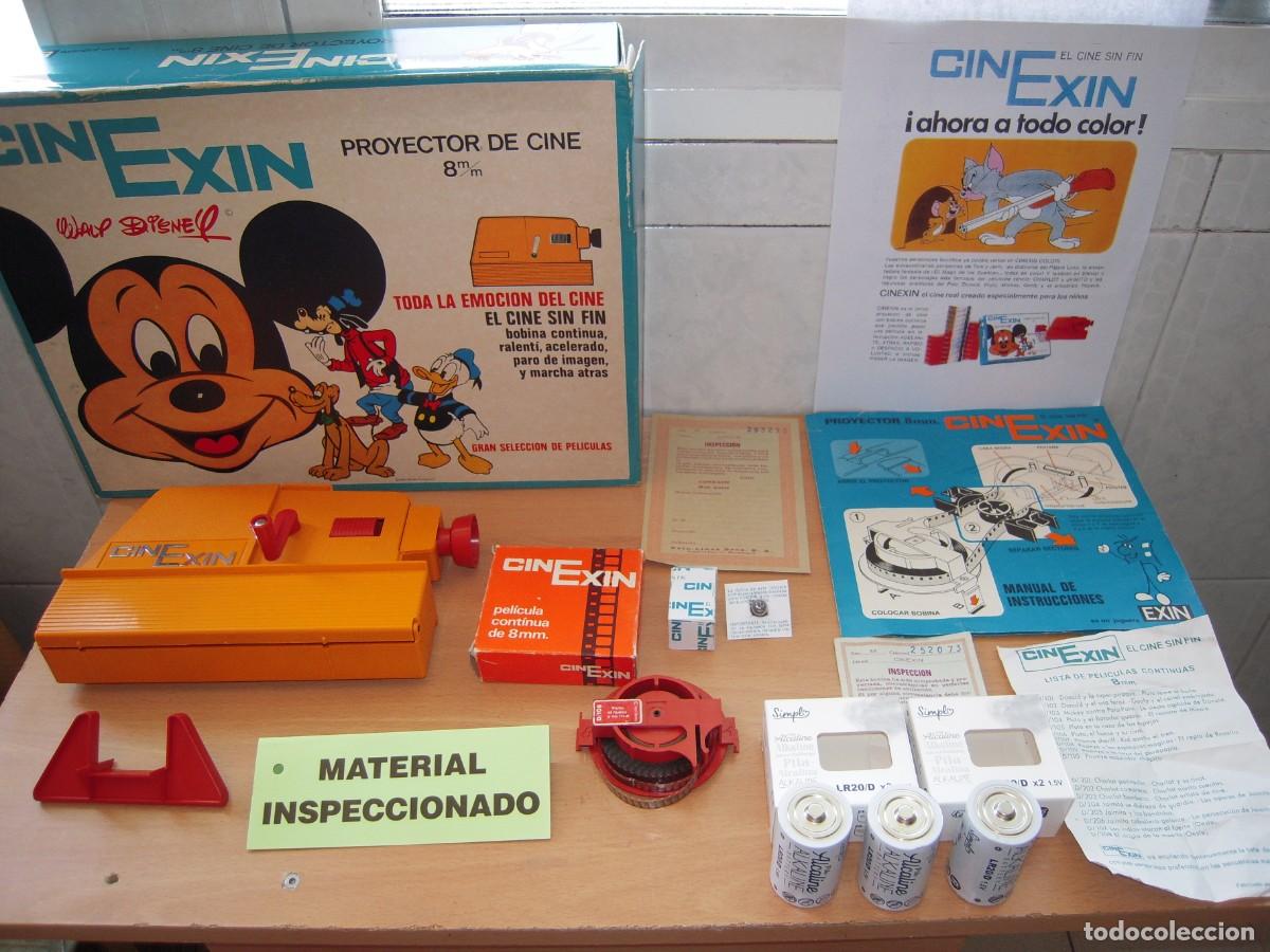 Juguetes antiguos Exin: CINEXIN 1&ordf; Versi&oacute;n DIENTES METALICOS 1972 Muy Buscado. Funcionando