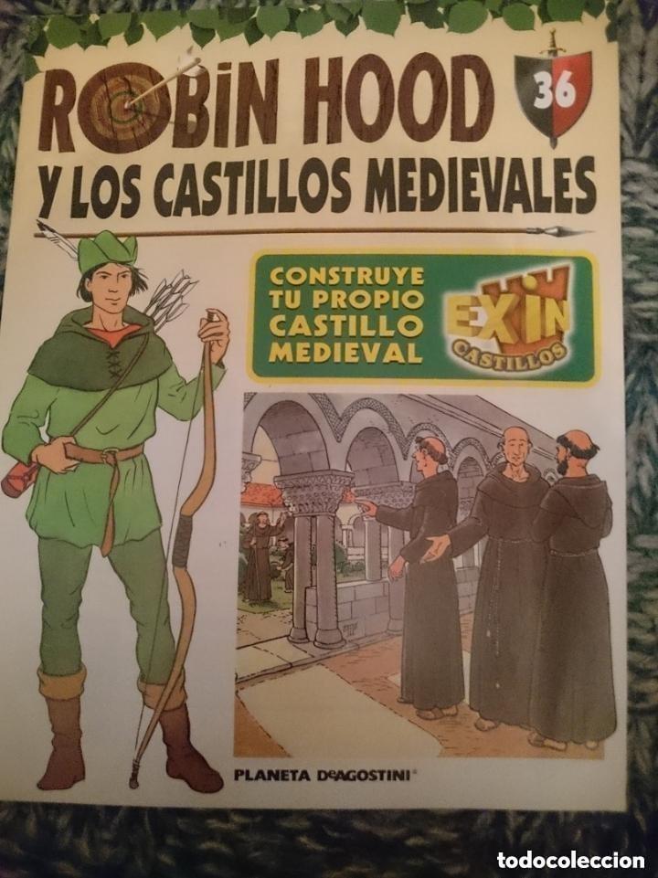 Juguetes antiguos Exin: FASCICULO - ROBIN HOOD Y LOS CASTILLOS MEDIEVALES - N 36 ---VER FOTOS