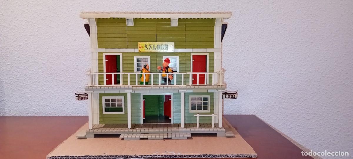 Juguetes antiguos Exin: EXIN WEST-EXINWEST MODELO SALOON con personajes