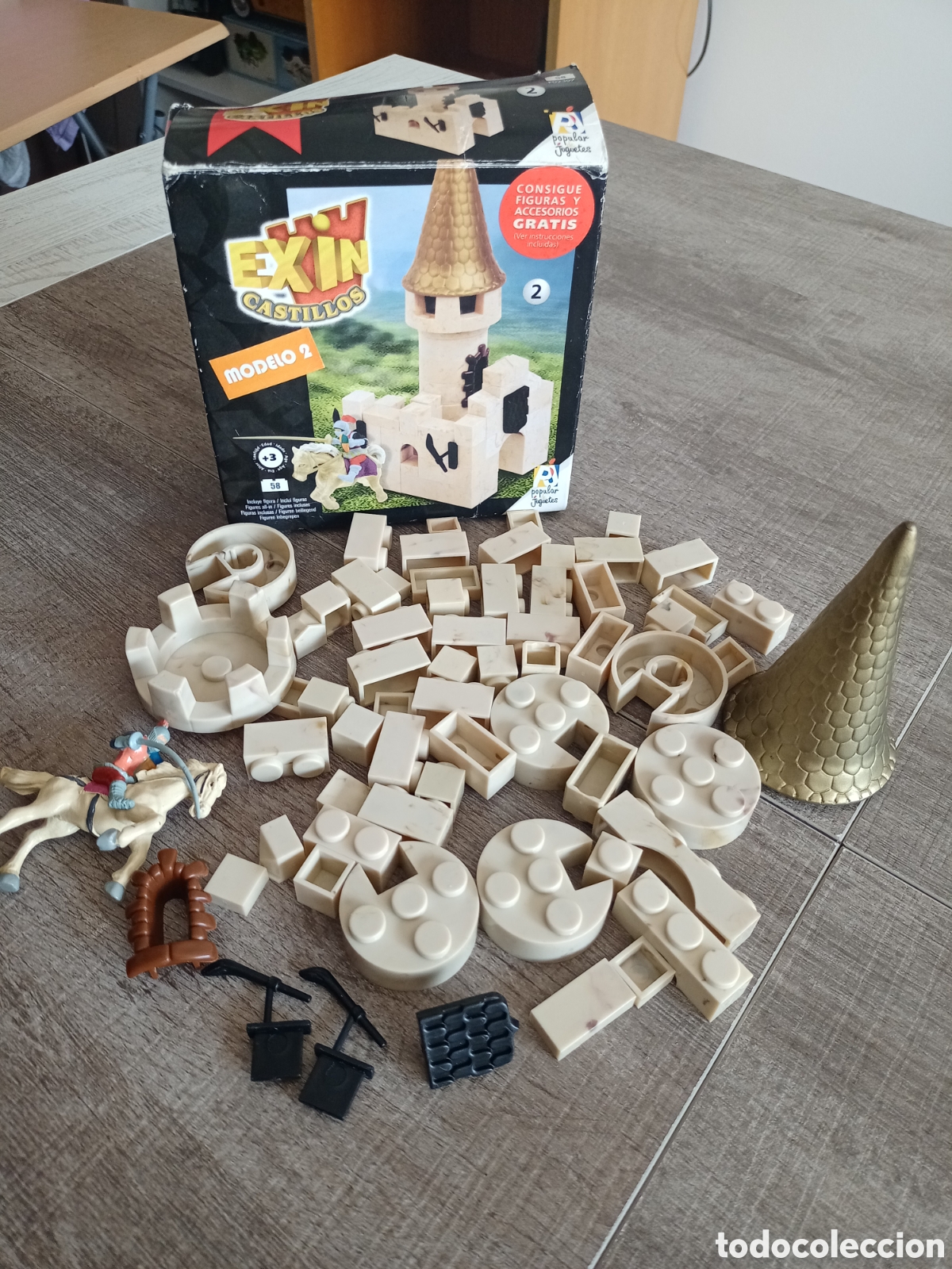 Juguetes antiguos Exin: Caja exin castillos popular de juguete modelo 2