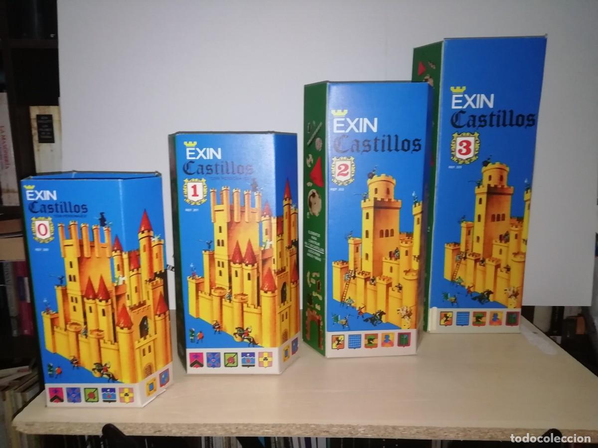 Juguetes antiguos Exin: EXIN Castillos. R&eacute;plicas caja serie Azul.