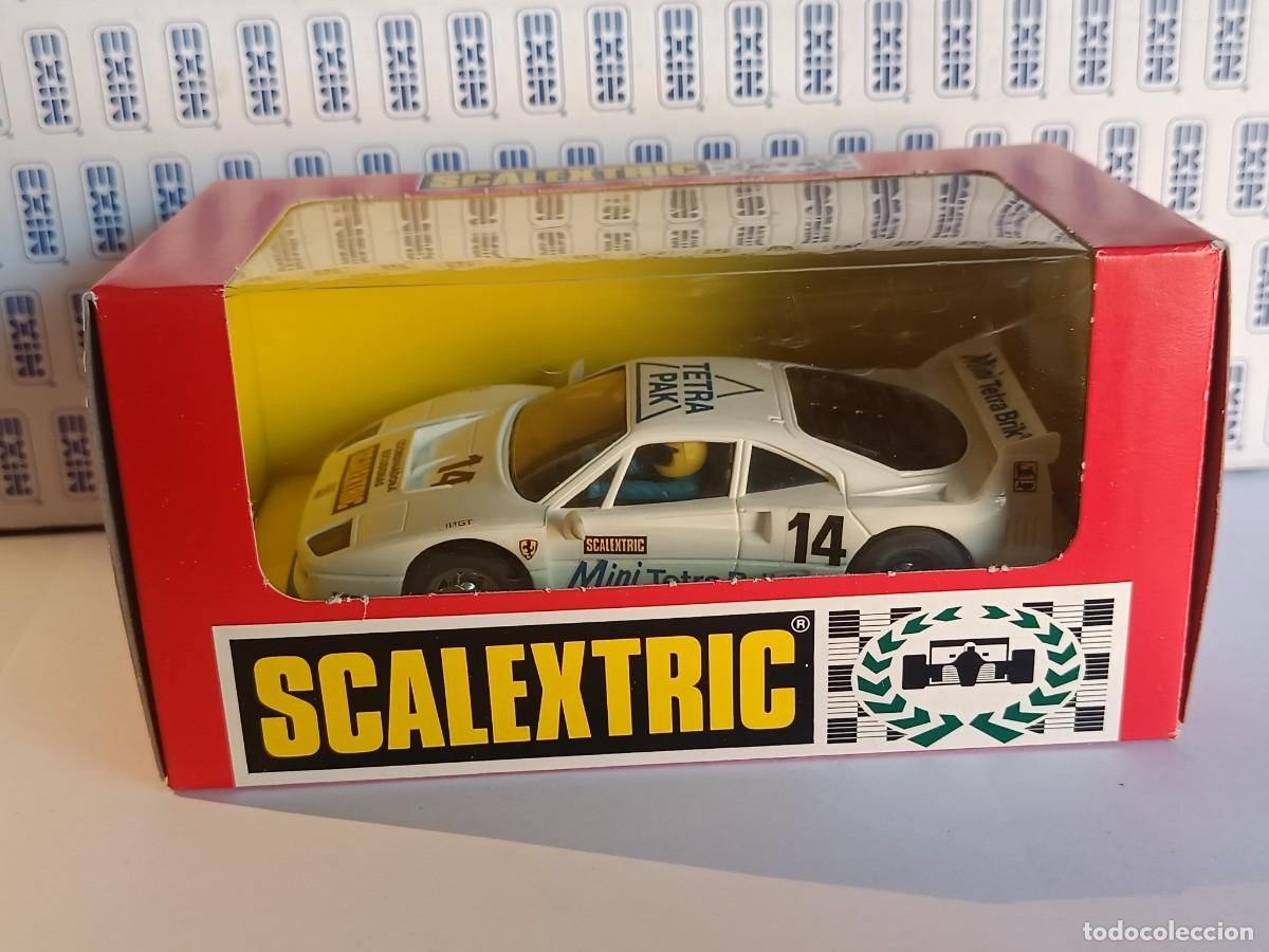 Juguetes antiguos Exin: FERRARI F40 TETRA PAK SCALEXTRIC EXIN