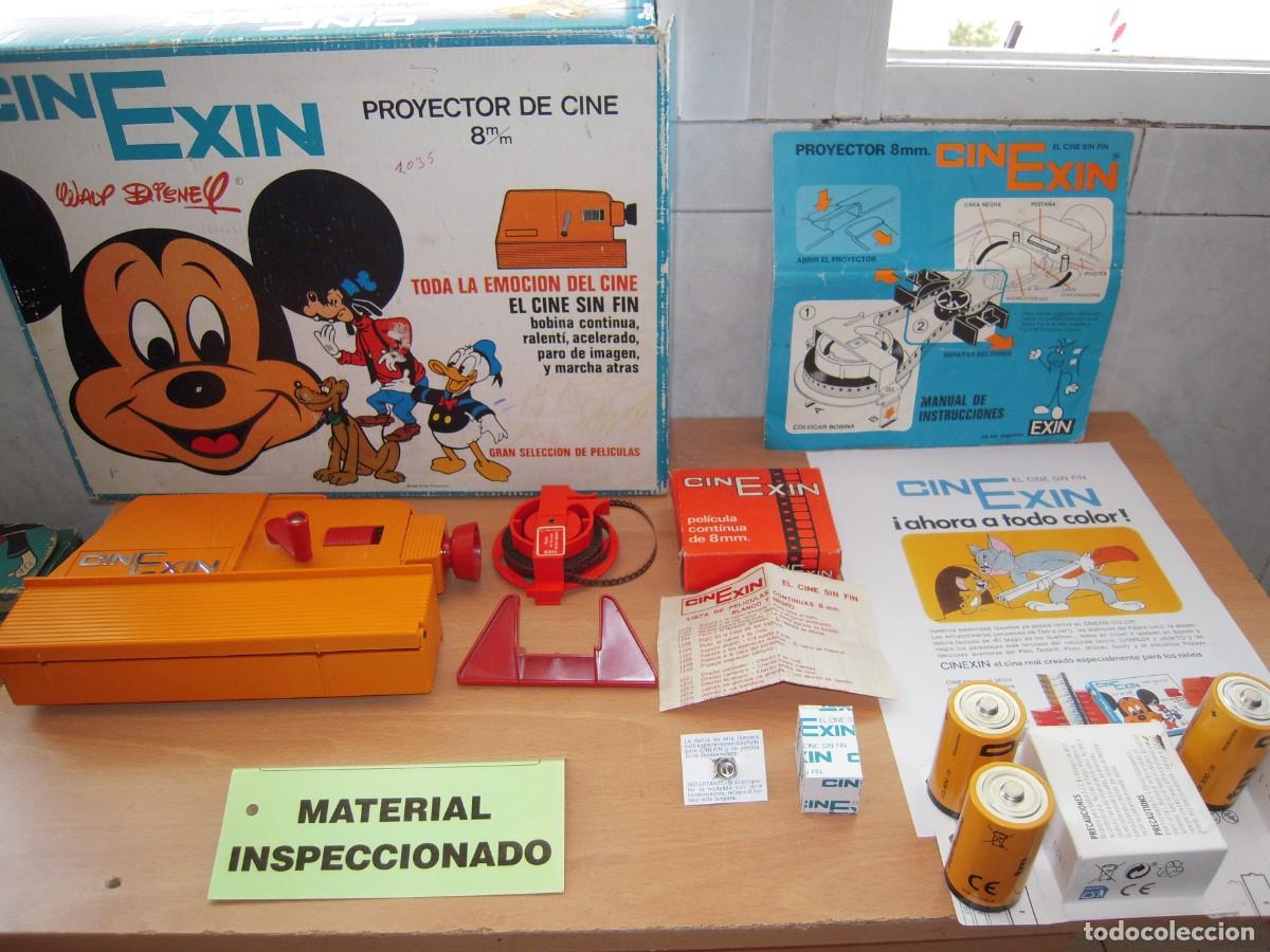 Juguetes antiguos Exin: CINEXIN,EL CINE SIN FIN Proyector de 8mm Juguete de 1973 Completo y Funcionando