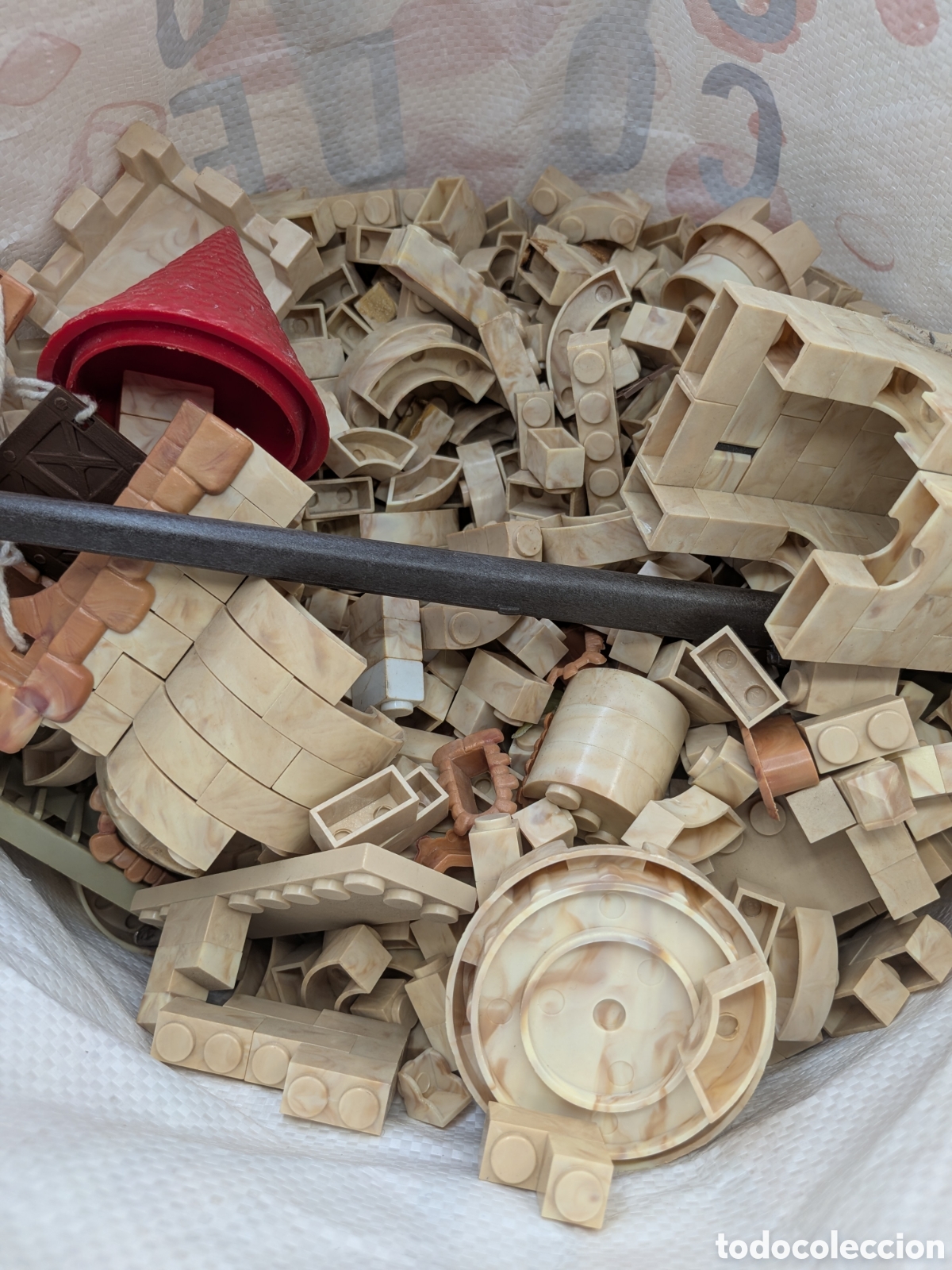 Brinquedos antigos Exin: EXIN CASI 5 KILOS DE PIEZAS COLECCI&Oacute;N CASTILLO