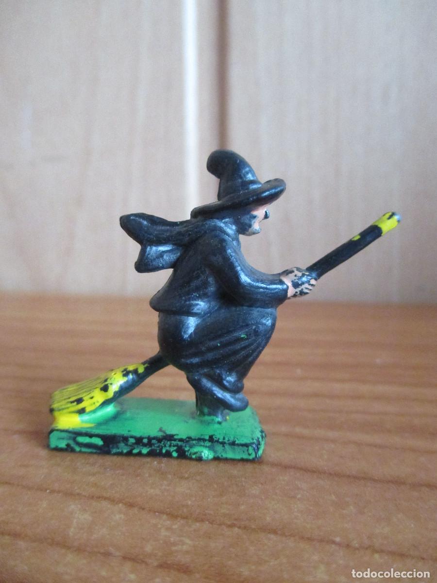 Juguetes antiguos Exin: EXIN CASTILLOS CLASICO A&Ntilde;OS 70: 1 FIGURA BRUJA EN ESCOBA