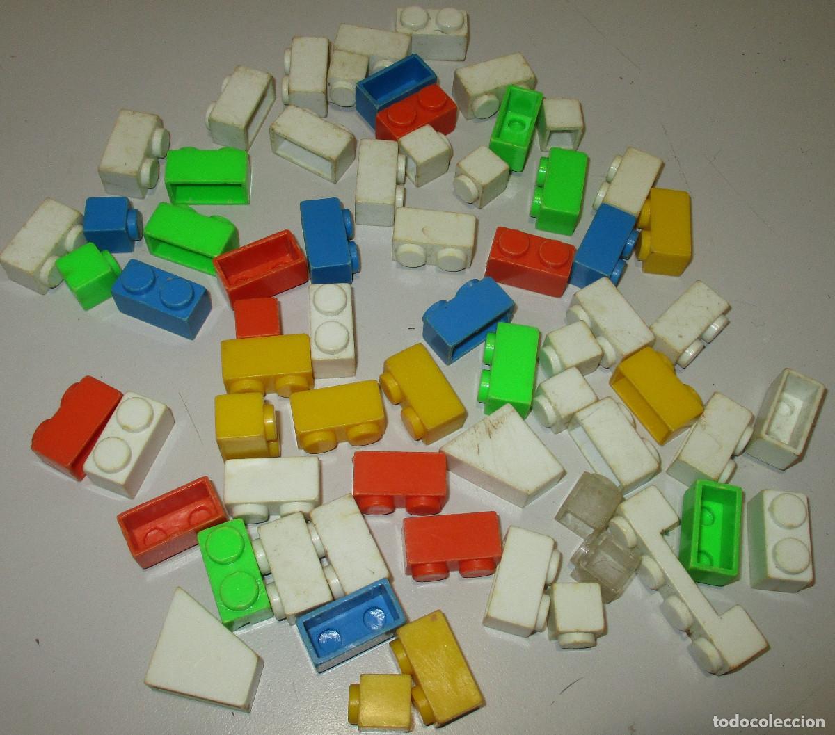 Juguetes antiguos Exin: Lote 66 piezas ARQUITECTURA EXIN - EXIN BLOK - DIVERTYVILLE- BLOC - BLOCK - CASTILLOS