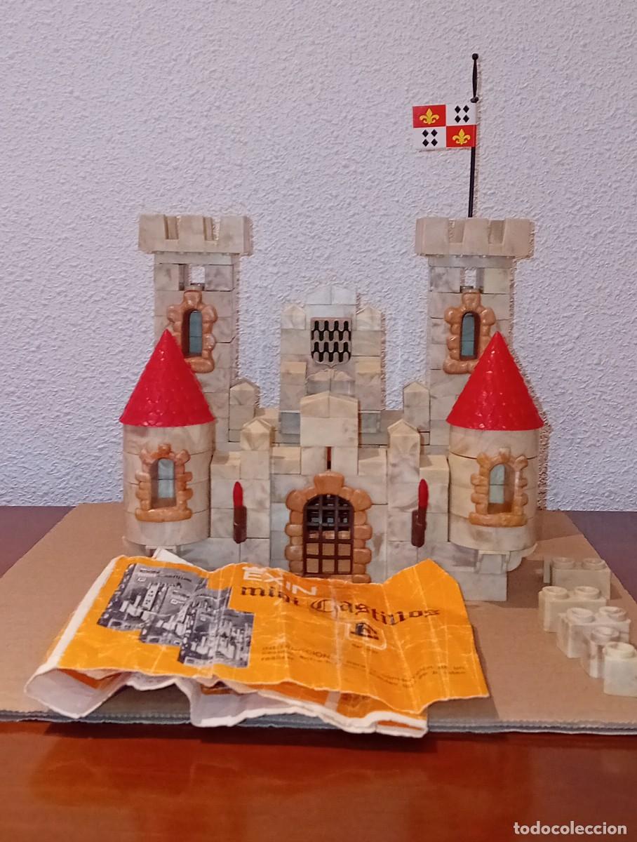 Juguetes antiguos Exin: EXIN CASTILLOS SERIE NARANJA MODELO E COMPLETO CON INSTRUCCCIONES ORIGINALES