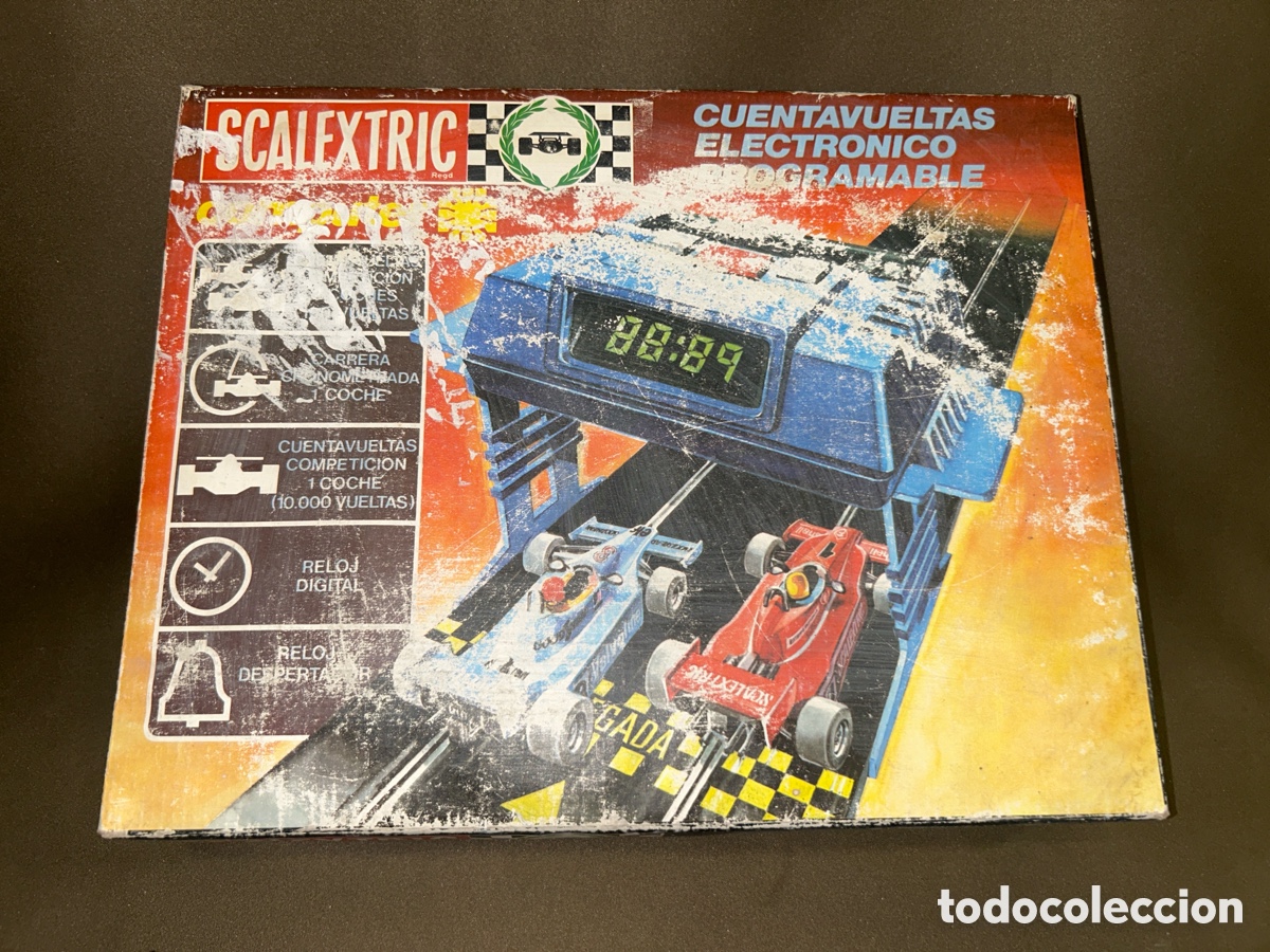 Juguetes antiguos Exin: SCX CUENTAVUELTAS ELECTR&Oacute;NICO PROGRAMABLE EN SU CAJA ORIGINAL*VER FOTOS*