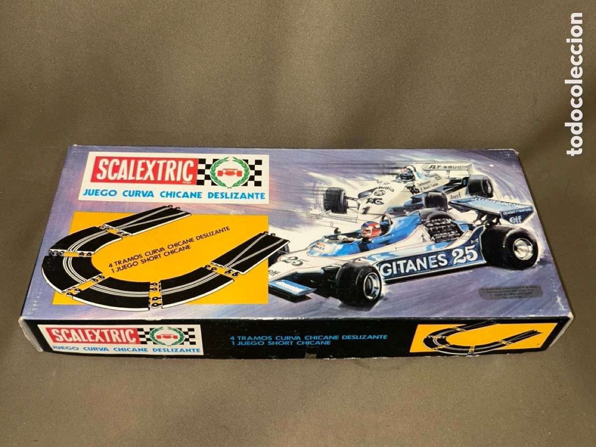 Juguetes antiguos Exin: SCALEXTRIC 3079 -JUEGO CURVA CHICANE *VER FOTOS*