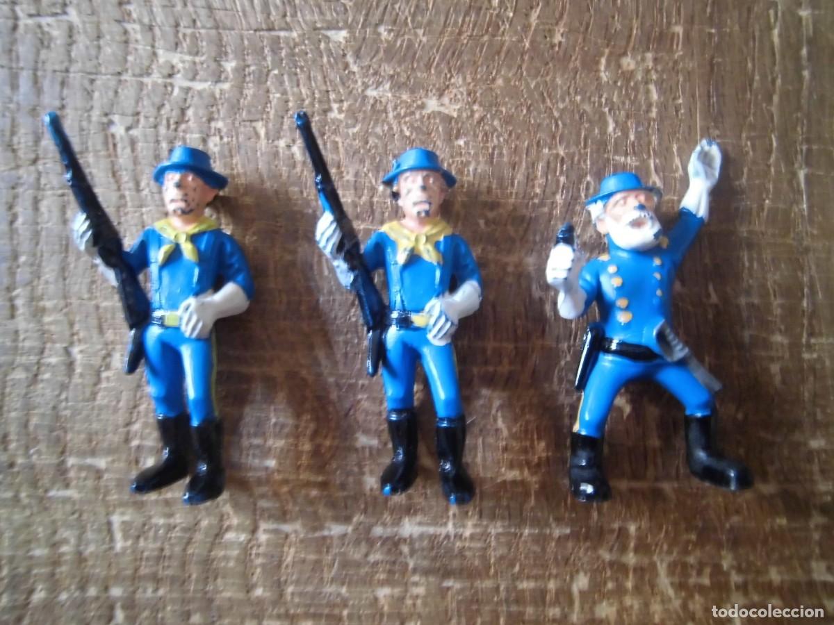 Juguetes antiguos Exin: LOTE TRES FIGURAS EXIN WEST