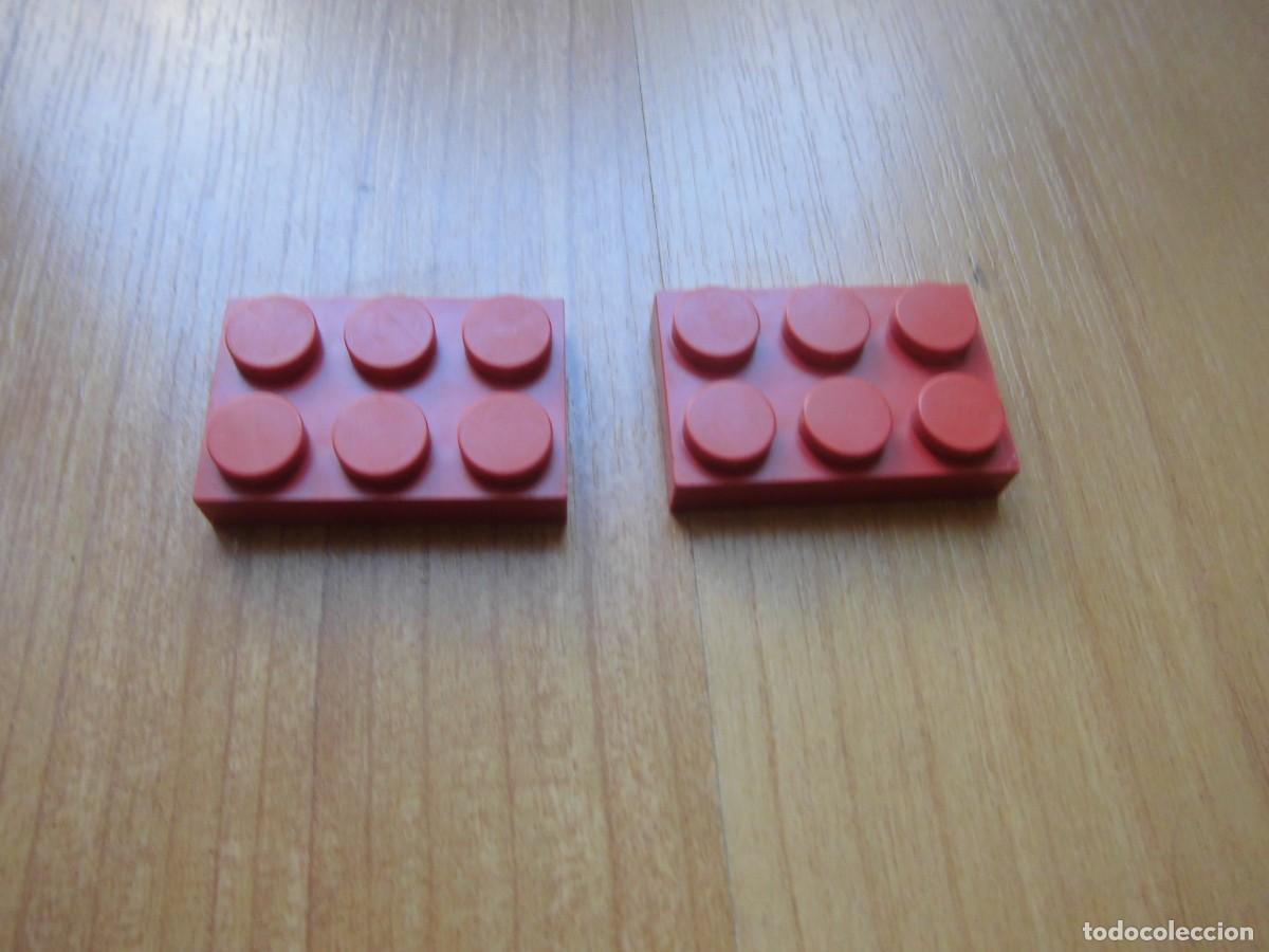 Juguetes antiguos Exin: LOTE 2 PIEZAS BAJAS ROJAS 2 x 3 EXIN WEST
