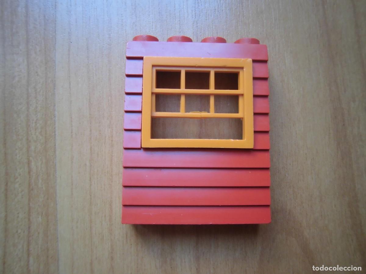 Juguetes antiguos Exin: PARED ROJA CON VENTANA GRANDE NARANJA EXIN WEST
