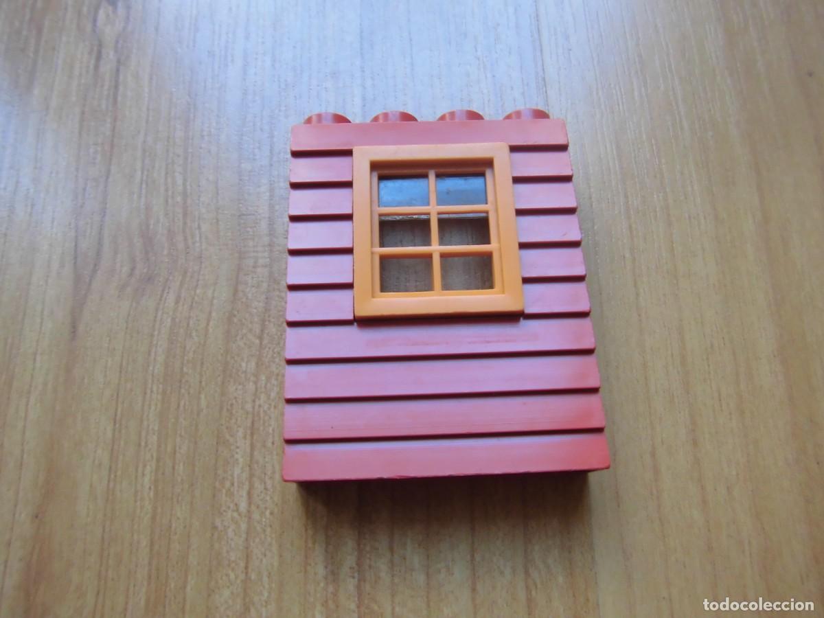 Juguetes antiguos Exin: PARED ROJA CON VENTANA NARANJA EXIN WEST